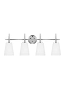 Generation Lighting - 4440404-05 - Four Light Wall / Bath - Driscoll - Chrome
