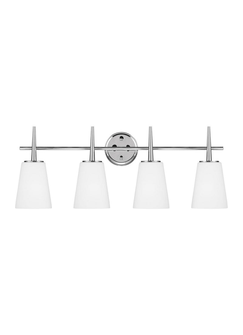 Generation Lighting - 4440404-05 - Four Light Wall / Bath - Driscoll - Chrome