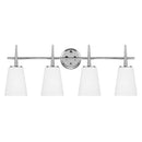 Four Light Wall / Bath<br /><span style="color:#4AB0CE;">Entrega: 4-10 dias en USA</span><br /><span style="color:#4AB0CE;font-size:60%;">PREGUNTE POR ENTREGA EN PANAMA</span><br />Collection: Driscoll<br />Finish: Chrome