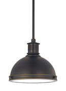 Generation Lighting - 65085-715 - One Light Pendant - Pratt Street Metal - Autumn Bronze