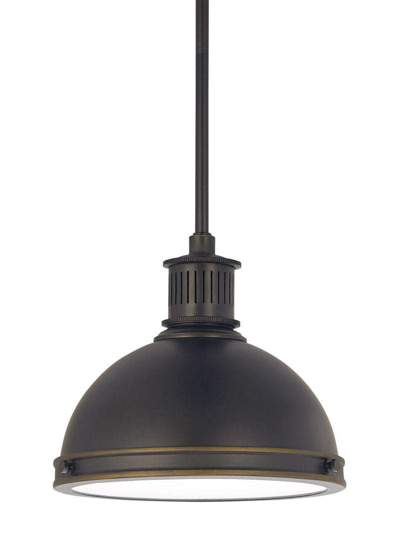 Generation Lighting - 65085-715 - One Light Pendant - Pratt Street Metal - Autumn Bronze