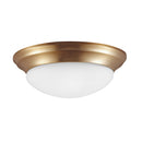 Generation Lighting - 75434-848 - One Light Flush Mount - Nash - Satin Brass