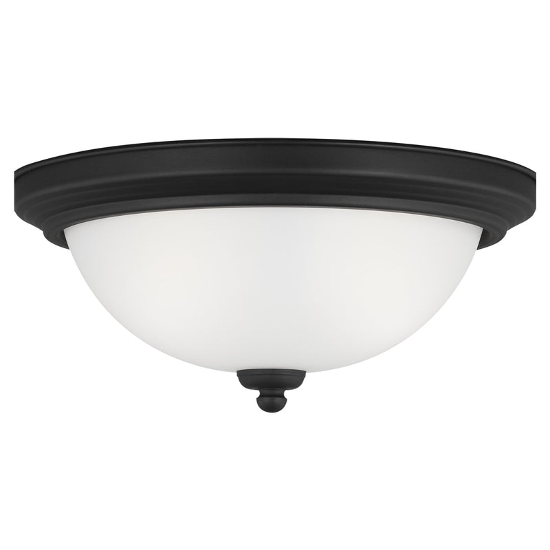 Generation Lighting - 77064-112 - Two Light Flush Mount - Geary - Midnight Black