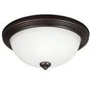 Generation Lighting - 77263-710 - One Light Flush Mount - Geary - Bronze