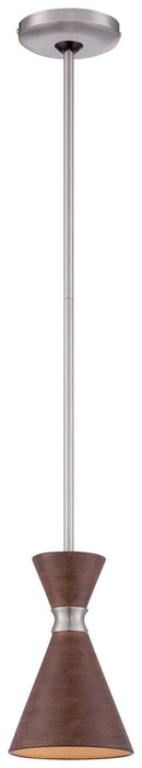 George Kovacs - P1821-651 - One Light Mini Pendant - Conic - Brushed Nickel