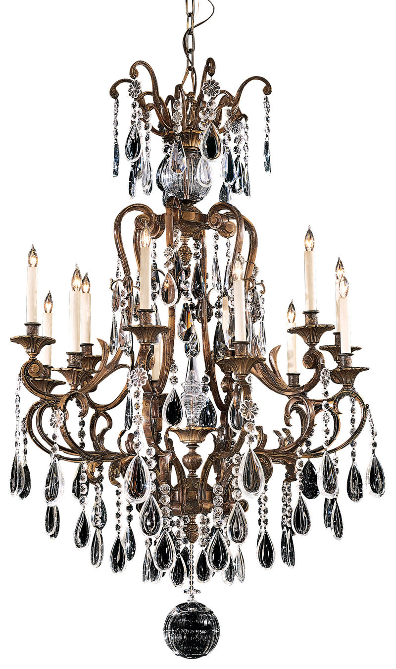 Metropolitan - N950115 - 12 Light Chandelier - Metropolitan Collection - Oxidized Brass