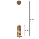 One Light Mini Pendant<br /><span style="color:#4AB0CE;">Entrega: 4-10 dias en USA</span><br /><span style="color:#4AB0CE;font-size:60%;">PREGUNTE POR ENTREGA EN PANAMA</span><br />Collection: Flow<br />Finish: Hammered Ore