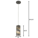 One Light Mini Pendant<br /><span style="color:#4AB0CE;">Entrega: 4-10 dias en USA</span><br /><span style="color:#4AB0CE;font-size:60%;">PREGUNTE POR ENTREGA EN PANAMA</span><br />Collection: Flow<br />Finish: Steel