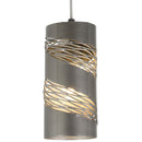 One Light Mini Pendant<br /><span style="color:#4AB0CE;">Entrega: 4-10 dias en USA</span><br /><span style="color:#4AB0CE;font-size:60%;">PREGUNTE POR ENTREGA EN PANAMA</span><br />Collection: Flow<br />Finish: Steel