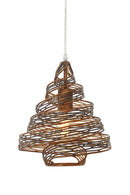 One Light Mini Pendant<br /><span style="color:#4AB0CE;">Entrega: 4-10 dias en USA</span><br /><span style="color:#4AB0CE;font-size:60%;">PREGUNTE POR ENTREGA EN PANAMA</span><br />Collection: Flow<br />Finish: Hammered Ore