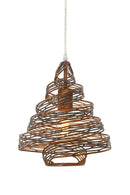 One Light Mini Pendant<br /><span style="color:#4AB0CE;">Entrega: 4-10 dias en USA</span><br /><span style="color:#4AB0CE;font-size:60%;">PREGUNTE POR ENTREGA EN PANAMA</span><br />Collection: Flow<br />Finish: Hammered Ore