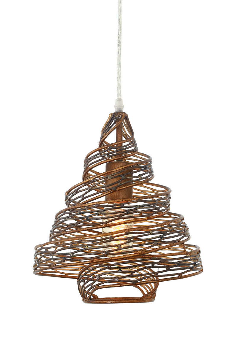 One Light Mini Pendant<br /><span style="color:#4AB0CE;">Entrega: 4-10 dias en USA</span><br /><span style="color:#4AB0CE;font-size:60%;">PREGUNTE POR ENTREGA EN PANAMA</span><br />Collection: Flow<br />Finish: Hammered Ore