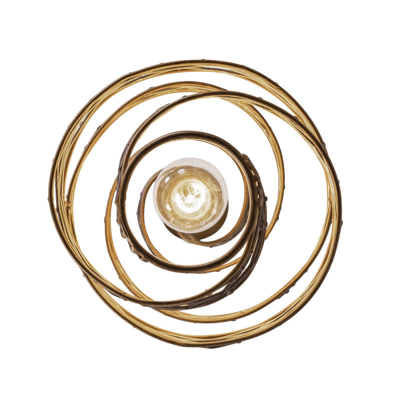 One Light Mini Pendant<br /><span style="color:#4AB0CE;">Entrega: 4-10 dias en USA</span><br /><span style="color:#4AB0CE;font-size:60%;">PREGUNTE POR ENTREGA EN PANAMA</span><br />Collection: Flow<br />Finish: Hammered Ore