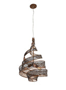 Three Light Pendant<br /><span style="color:#4AB0CE;">Entrega: 4-10 dias en USA</span><br /><span style="color:#4AB0CE;font-size:60%;">PREGUNTE POR ENTREGA EN PANAMA</span><br />Collection: Flow<br />Finish: Hammered Ore