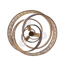 Three Light Pendant<br /><span style="color:#4AB0CE;">Entrega: 4-10 dias en USA</span><br /><span style="color:#4AB0CE;font-size:60%;">PREGUNTE POR ENTREGA EN PANAMA</span><br />Collection: Flow<br />Finish: Hammered Ore