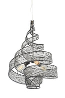 Three Light Pendant<br /><span style="color:#4AB0CE;">Entrega: 4-10 dias en USA</span><br /><span style="color:#4AB0CE;font-size:60%;">PREGUNTE POR ENTREGA EN PANAMA</span><br />Collection: Flow<br />Finish: Steel