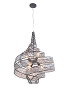Six Light Pendant<br /><span style="color:#4AB0CE;">Entrega: 4-10 dias en USA</span><br /><span style="color:#4AB0CE;font-size:60%;">PREGUNTE POR ENTREGA EN PANAMA</span><br />Collection: Flow<br />Finish: Steel