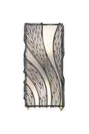 Two Light Wall Sconce<br /><span style="color:#4AB0CE;">Entrega: 4-10 dias en USA</span><br /><span style="color:#4AB0CE;font-size:60%;">PREGUNTE POR ENTREGA EN PANAMA</span><br />Collection: Flow<br />Finish: Steel