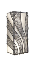 Two Light Wall Sconce<br /><span style="color:#4AB0CE;">Entrega: 4-10 dias en USA</span><br /><span style="color:#4AB0CE;font-size:60%;">PREGUNTE POR ENTREGA EN PANAMA</span><br />Collection: Flow<br />Finish: Steel