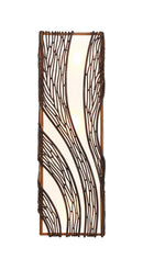 Three Light Wall Sconce<br /><span style="color:#4AB0CE;">Entrega: 4-10 dias en USA</span><br /><span style="color:#4AB0CE;font-size:60%;">PREGUNTE POR ENTREGA EN PANAMA</span><br />Collection: Flow<br />Finish: Hammered Ore