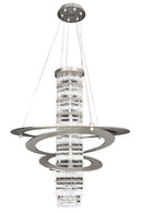 Allegri - 022550-009-FR001 - Five Light Pendant - Giovanni - Brushed Nickel