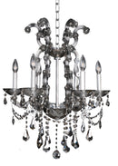 Allegri - 023455-010-FR006 - Six Light Chandelier - Brahms - Chrome