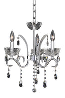 Allegri - 023855-010-FR001 - Three Light Chandelier - Catalani - Chrome