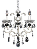 Allegri - 023954-017-FR001 - Three Light Chandelier - Bedetti - Two Tone Silver
