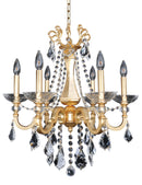 Allegri - 025450-011-FR001 - Six Light Chandelier - Barret - French Gold