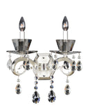 Allegri - 10092-017-FR001 - Two Light Wall Bracket - Locatelli - Silver