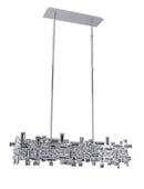 Allegri - 11198-010-SE001 - Six Light Island Pendant - Vermeer - Chrome