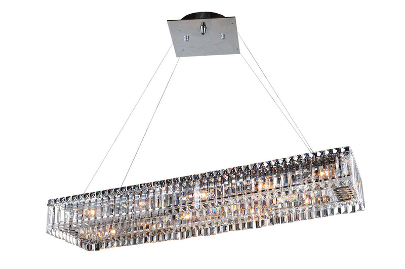 Allegri - 11709-010-FR001 - 12 Light Pendant - Baguette - Polished Chrome