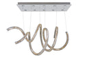 Allegri - 11804-010-SE001 - Ten Light Convertible Pendant - Flush Mount - Ravina - Chrome