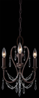 Minka-Lavery - 3138-284 - Three Light Mini Chandelier - Vintage Bronze