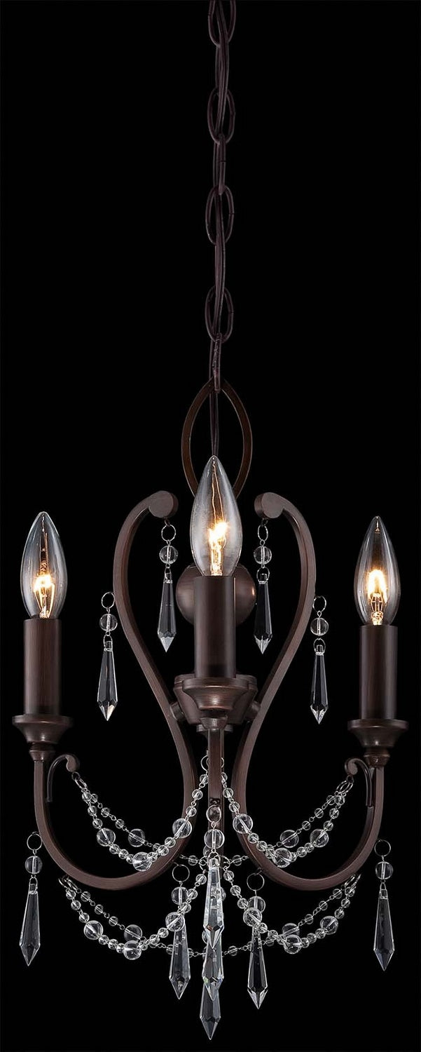 Minka-Lavery - 3138-284 - Three Light Mini Chandelier - Vintage Bronze