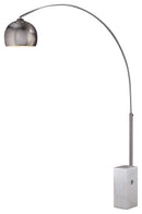 George Kovacs - P054-084 - LED Arc Floor Lamp - George's Reading Room - Brushed Nickel