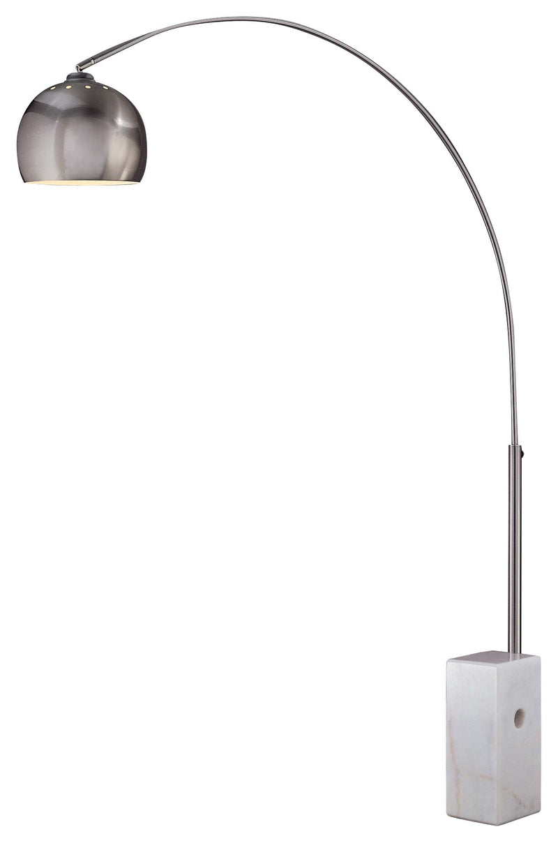 George Kovacs - P054-084 - LED Arc Floor Lamp - George's Reading Room - Brushed Nickel