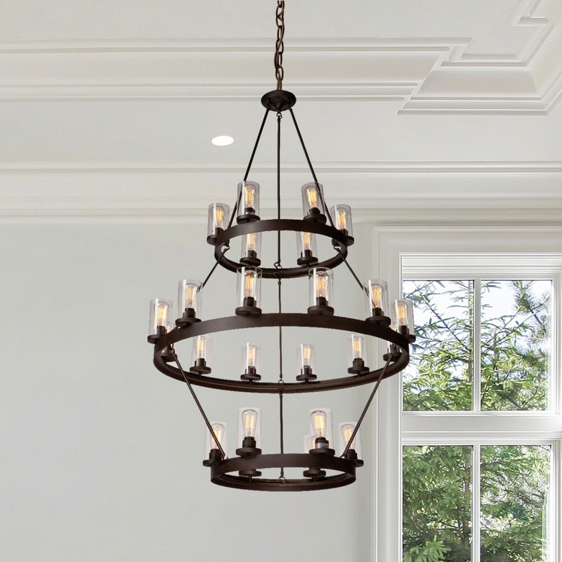 Artcraft Canada - AC10004 - 24 Light Chandelier - Menlo Park - Oil Rubbed Bronze