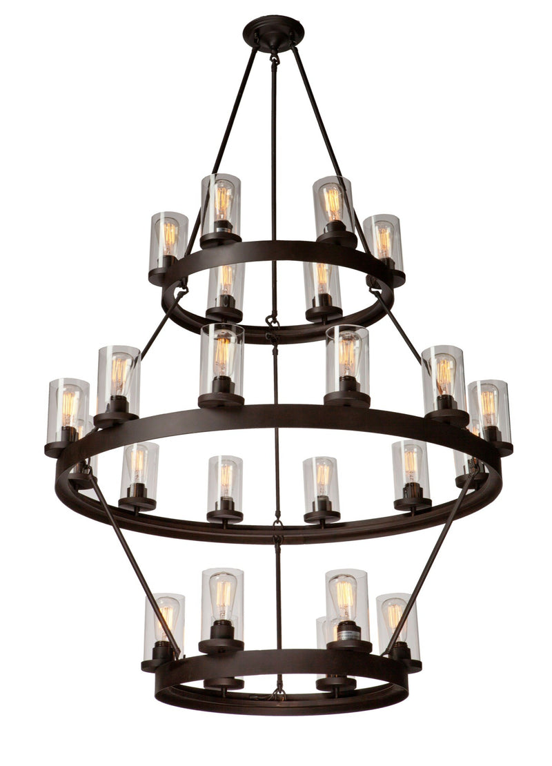 24 Light Chandelier<br /><span style="color:#4AB0CE;">Entrega: 4-10 dias en USA</span><br /><span style="color:#4AB0CE;font-size:60%;">PREGUNTE POR ENTREGA EN PANAMA</span><br />Collection: Menlo Park<br />Finish: Oil Rubbed Bronze