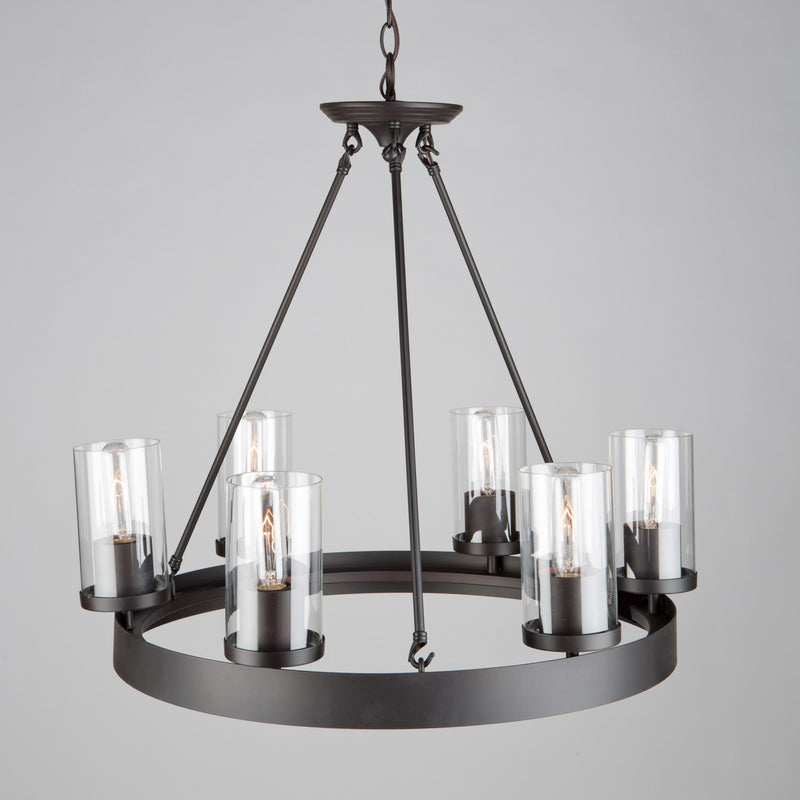 Artcraft Canada - AC10006 - Six Light Chandelier - Menlo Park - Oil Rubbed Bronze