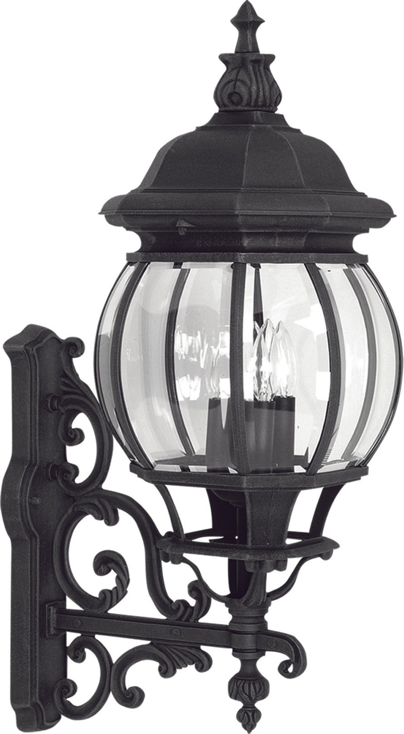 Artcraft Canada - AC8490BK - Four Light Outdoor Wall Mount - Classico - Black