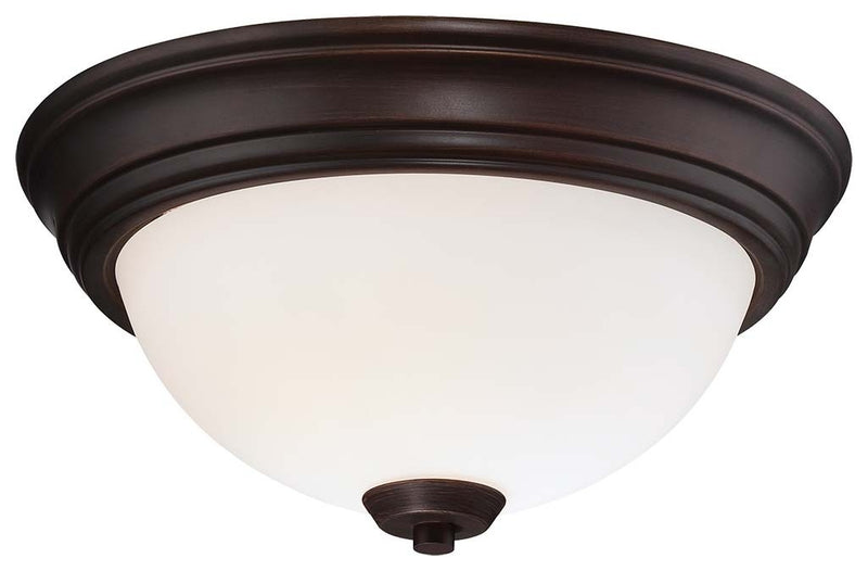 Minka-Lavery - 4960-284 - Two Light Flush Mount - Overland Park - Vintage Bronze