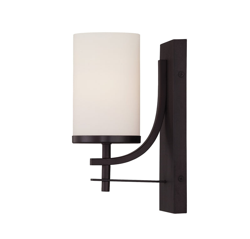 One Light Wall Sconce<br /><span style="color:#4AB0CE;">Entrega: 4-10 dias en USA</span><br /><span style="color:#4AB0CE;font-size:60%;">PREGUNTE POR ENTREGA EN PANAMA</span><br />Collection: Colton<br />Finish: English Bronze