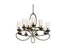 Kalco - 2675HB/1100 - 12 Light Chandelier - Grayson - Heirloom Bronze