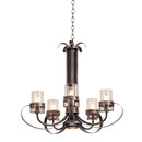 Kalco - 2890VI - Six Light Chandelier - Bexley - Vintage Iron