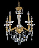 Allegri - 021770-032-FR001 - Five Light Chandelier - Jolivet - Historic Brass