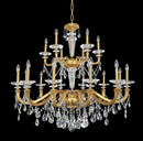 Allegri - 021773-032-FR001 - 18 Light Chandelier - Jolivet - Historic Brass