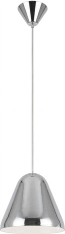 Lámpara de Techo Colgante Decorativa 1xE27–20W Acabado Plateado.