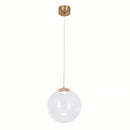 Lámpara De Techo Colgante Decorativa Led 6w Acabado Dorado.