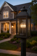 Hinkley - 1851DZ - LED Post Top or Pier Mount Lantern - Anchorage - Aged Zinc